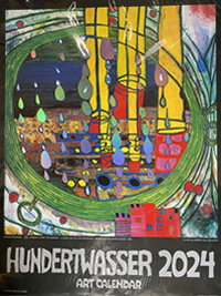 2024 Hundertwasser Art Calendar 34 x 44cm
